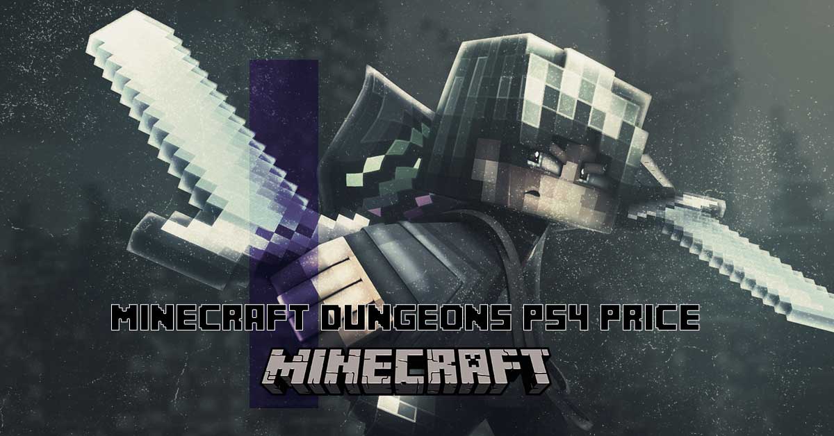 minecraft dungeons price ps4 1