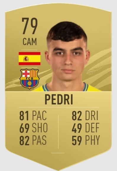 download pedri fifa 22