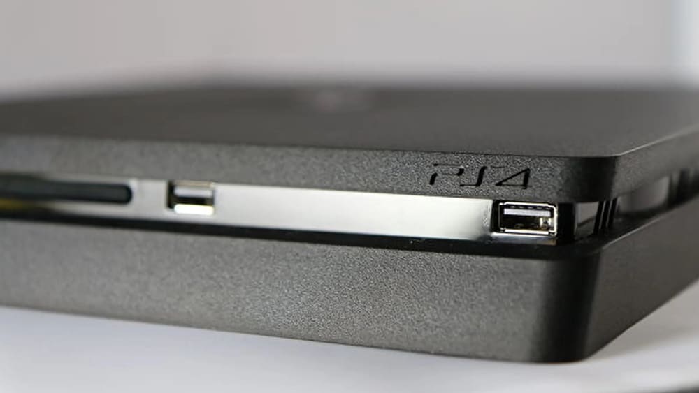 PlayStation 4 Canto fino com logotipo