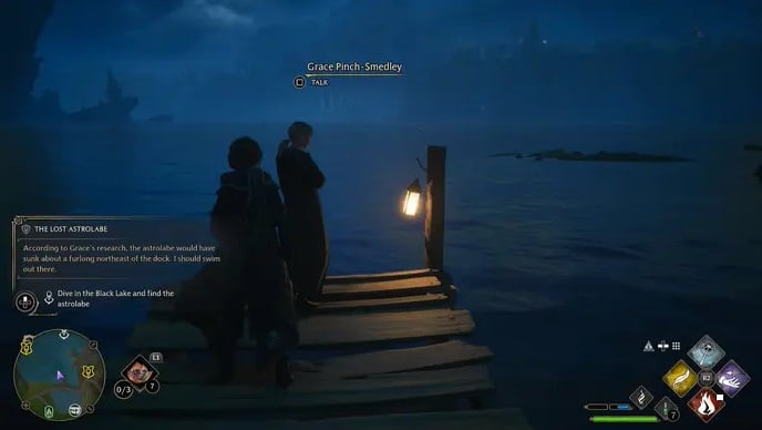 Como abandonar missões em Hogwarts Legacy