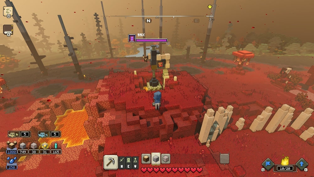 Como conseguir ouro em Minecraft Legends