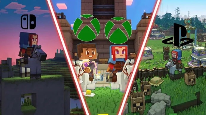 Minecraft Legends crossplay explicado