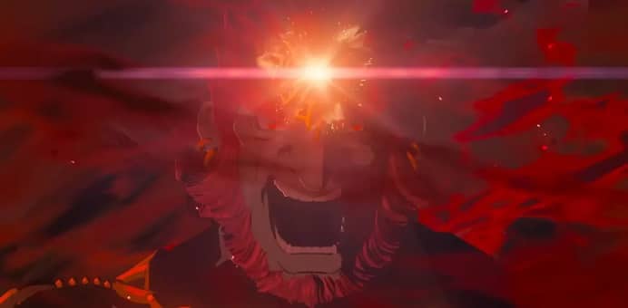 Ganondorf está em Zelda Tears of the Kingdom
