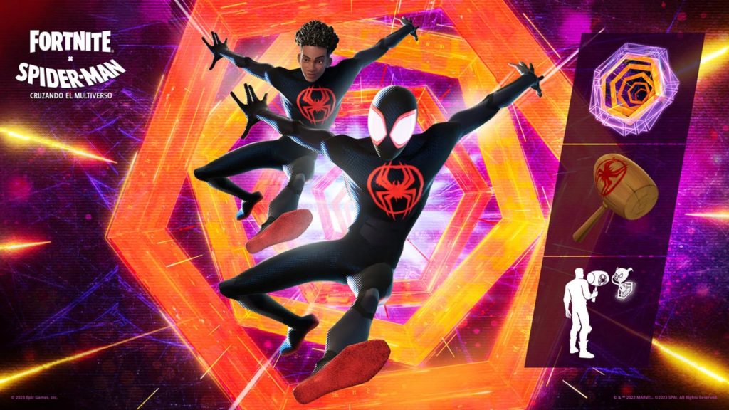 Localização de Gwen Stacy em Fortnite 2