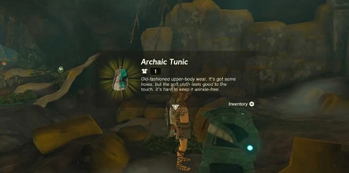 Onde encontrar uma túnica em Zelda 1