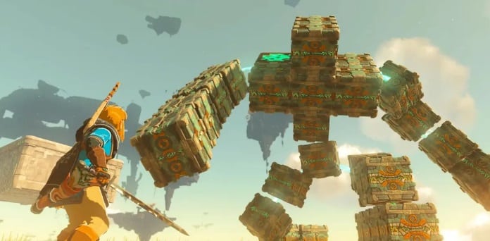 consertar armas em Zelda