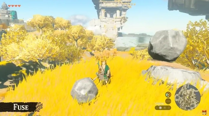 Como usar Fuse em Zelda Tears of the Kingdom