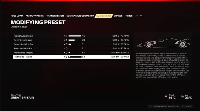 F1 23 Configuração Inglaterra 3