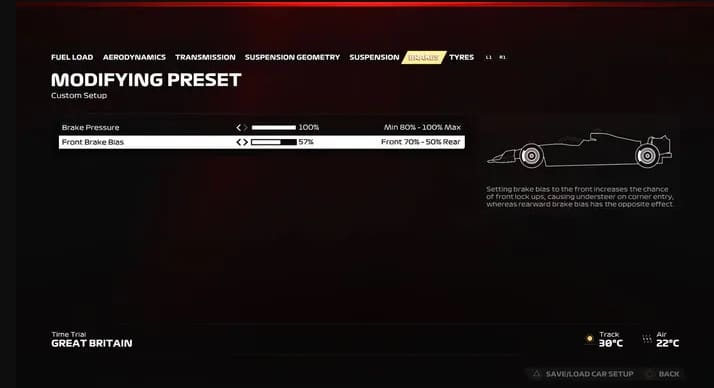 F1 23 Configuração Inglaterra 4